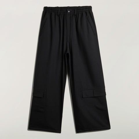 adidas Y-3 Sport Uniform Straight Leg Trousers Black