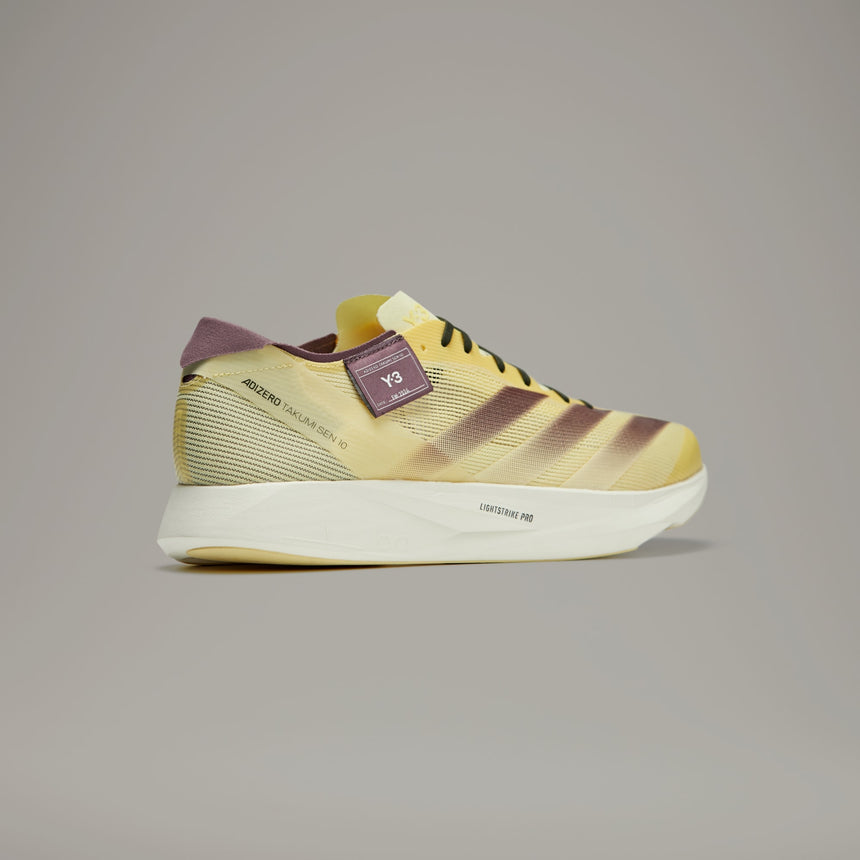 adidas Y-3 Takumi Sen 10 Almost Yellow / Shadow Fig