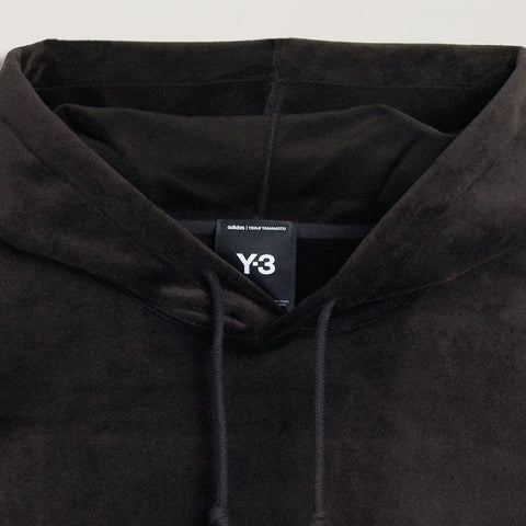 adidas Y-3 Velvet Corduroy Hoodie Black