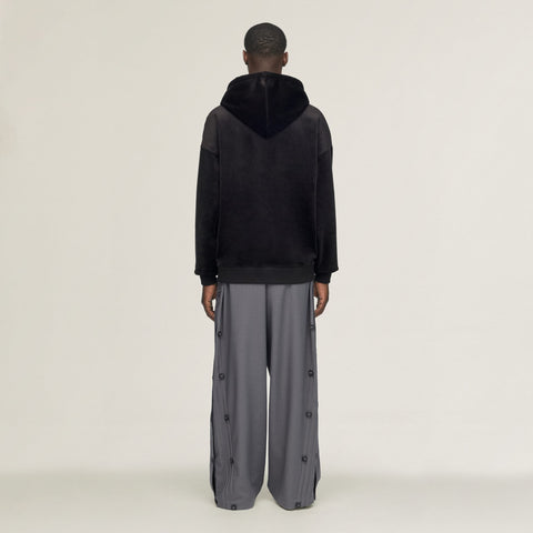 adidas Y-3 Velvet Corduroy Hoodie Black
