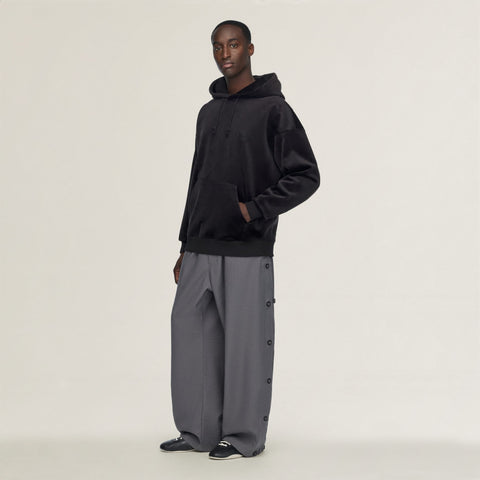 adidas Y-3 Velvet Corduroy Hoodie Black