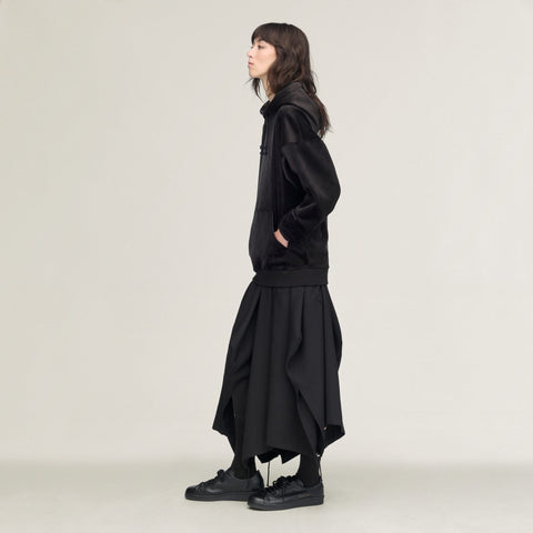 adidas Y-3 Velvet Corduroy Hoodie Black