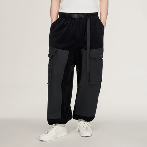 adidas Y-3 Velvet Corduroy Utility Pants Black