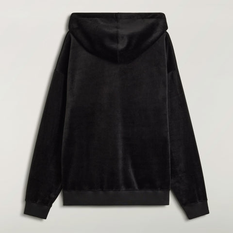 adidas Y-3 Velvet Corduroy Zipper Hoodie Black