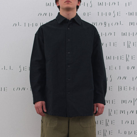 Casey/Casey Volumer Shirt Faille Black