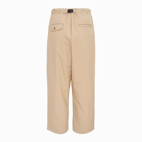Comme des Garçons HOMME Buckle Waistband Cotton Pants Beige