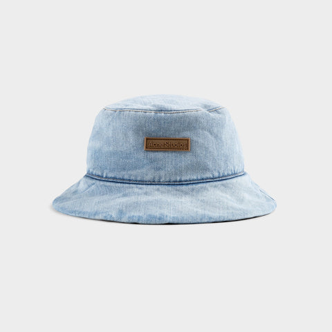 Acne Studios Denim Bucket Hat Light Blue