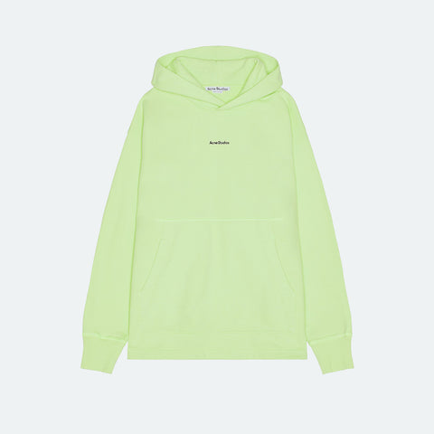 Acne Studios Franklin H Stamp Hoodie Fluo Green