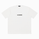 Comme des Garçons HOMME Cotton Tight Tension Jersey Garment Print T-Shirts White