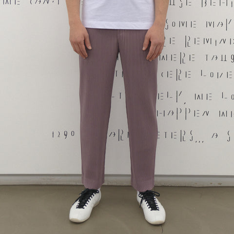 Homme Plissé Issey Miyake Color Pleats Trousers Seaside Purple