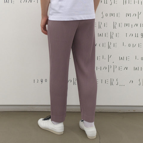 Homme Plissé Issey Miyake Color Pleats Trousers Seaside Purple
