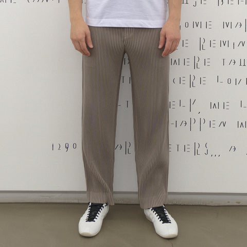 Homme Plissé Issey Miyake Kersey Pleats Trousers Gray