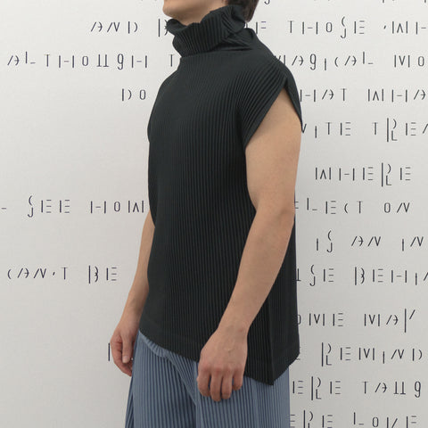 Homme Plissé Issey Miyake Angular Stone T-Shirt Black