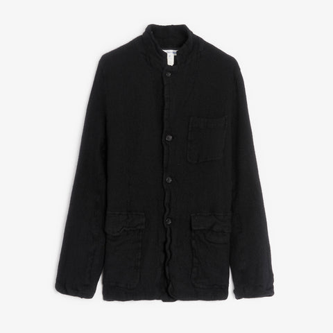 Comme des Garçons SHIRT Knit Woven Shirt Jacket Black