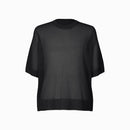 Homme Plissé Issey Miyake Washi Framework-t T-shirt Top Black