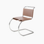 Mozaik Knoll MR Sİde Chair Light Brown