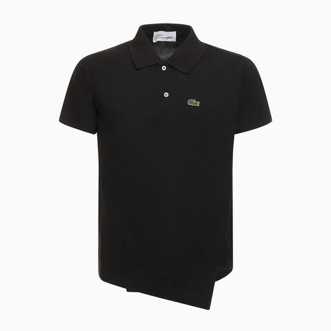 Comme des Garçons SHIRT x Lacoste Cotton Polo T-Shirt Black