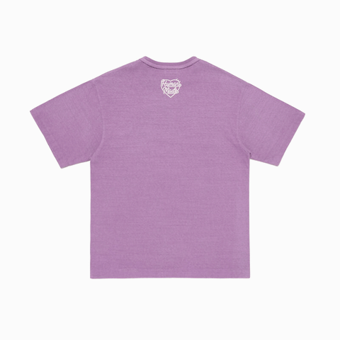 Human Made Color T-Shirt Heart Motif Purple
