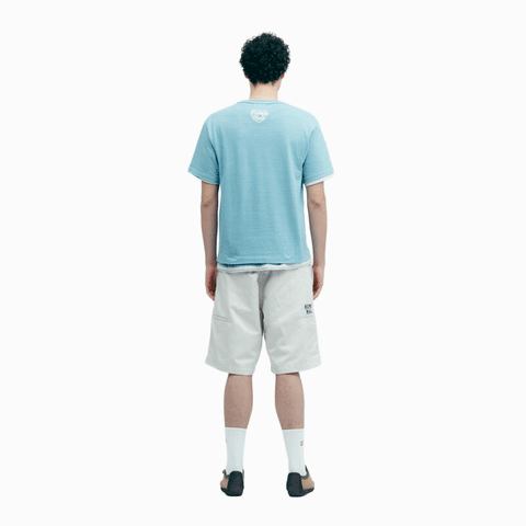 Human Made Color T-Shirt Heart Motif Olivedrab