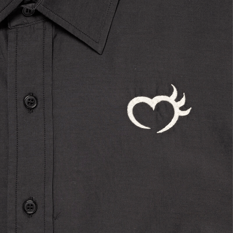 Human Made Rayon Shirt Black