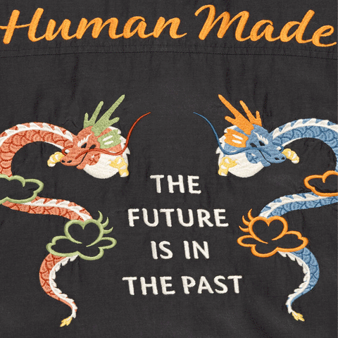 Human Made Rayon Shirt Black