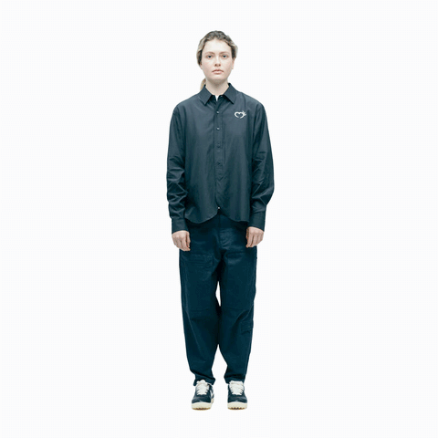 Human Made Rayon Shirt Black