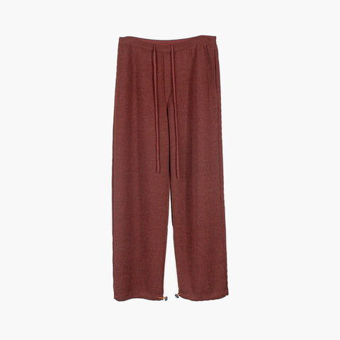 The Inoue Brothers Baby Alpaca Milano Pants Melange Brown