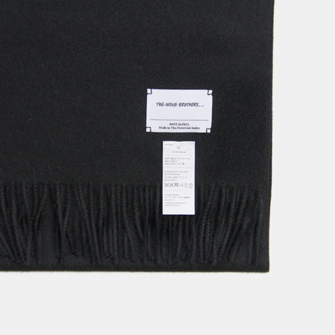 The Inoue Brothers Brushed Scarf Black