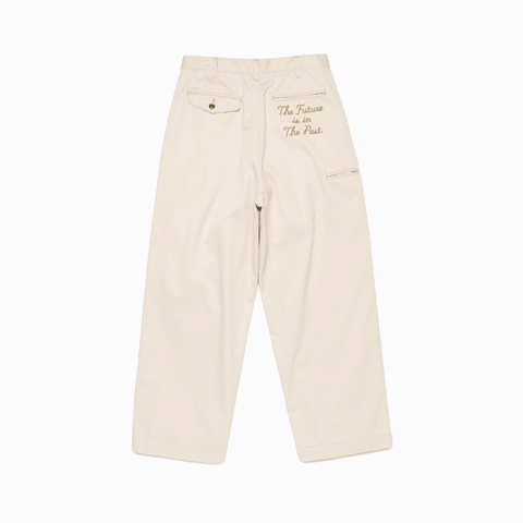 Human Made Wide Chino Pants White