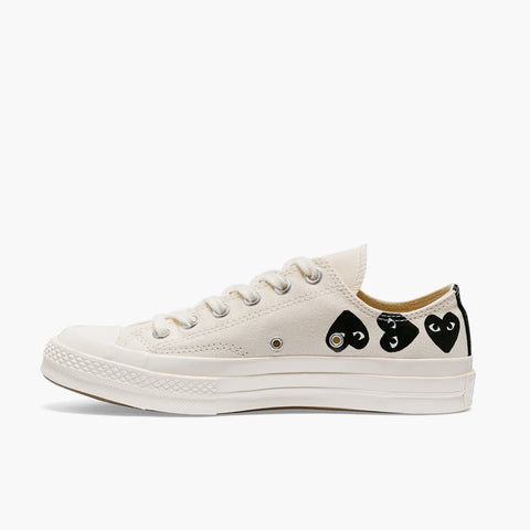 Comme des Garçons Play Converse Chuck Taylor All Star '70 Low Multi Black Heart White