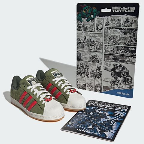 adidas Originals x Teenage Mutant Ninja Turtles Superstar Shelltoe Pantone / Shadow Green