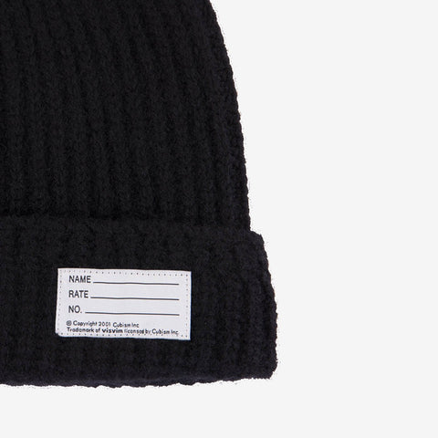 Visvim Knit Beanie Wool Black