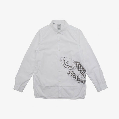 Visvim Longrider Shirt KOI KOI H.P. White