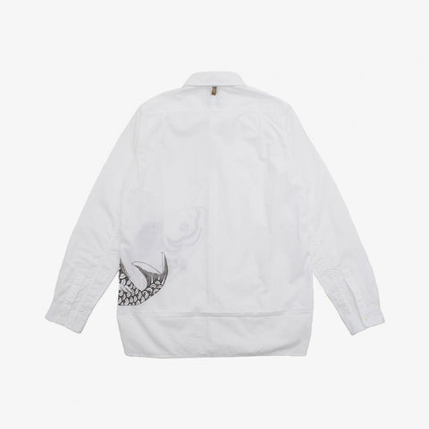 Visvim Longrider Shirt KOI KOI H.P. White