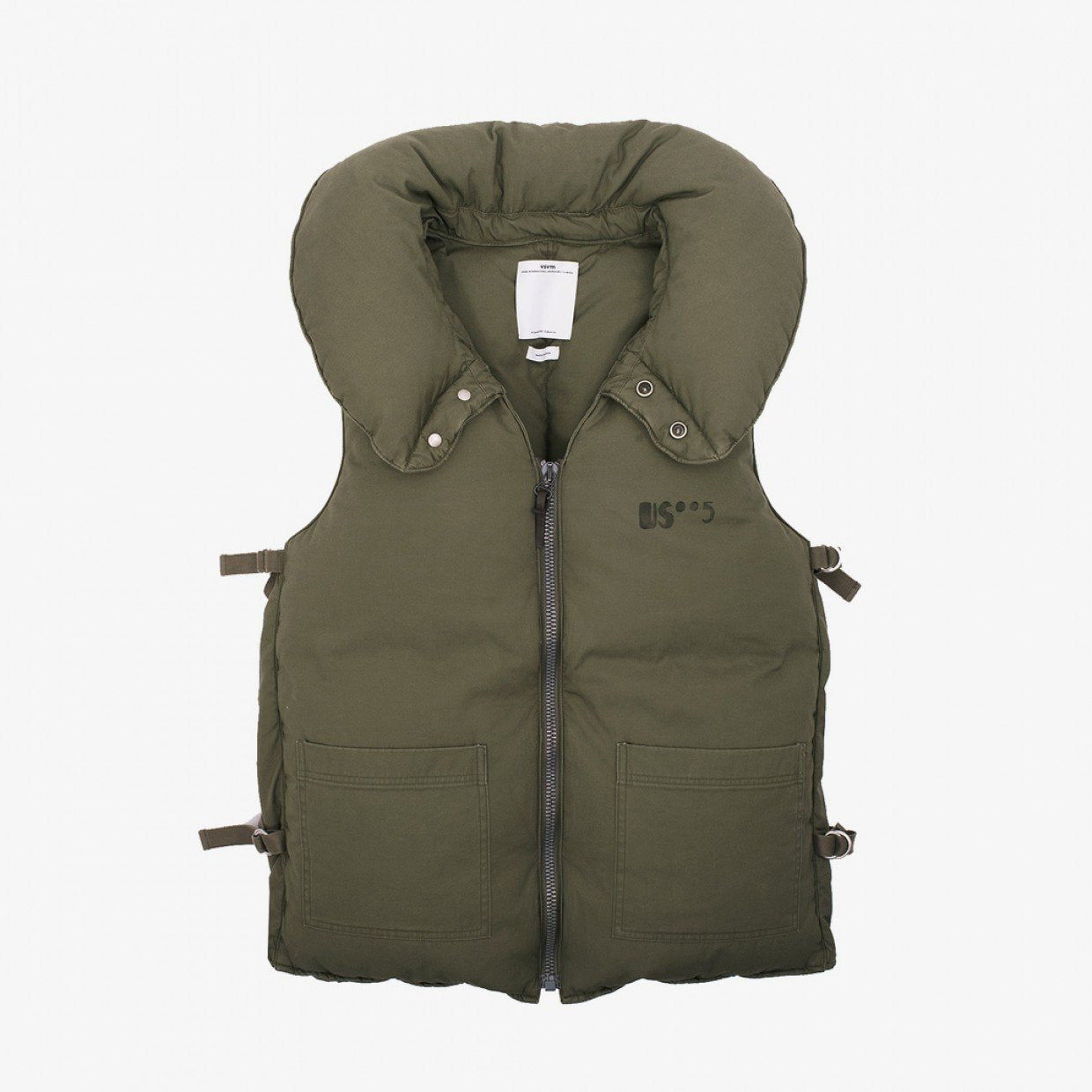 Visvim P.F.D. Down Vest Khaki – 1290SQM