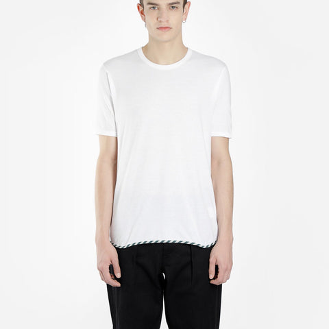 Visvim Sublig Tee S/S Border White