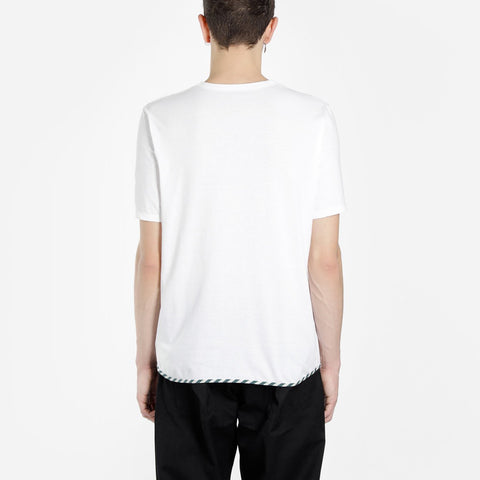 Visvim Sublig Tee S/S Border White