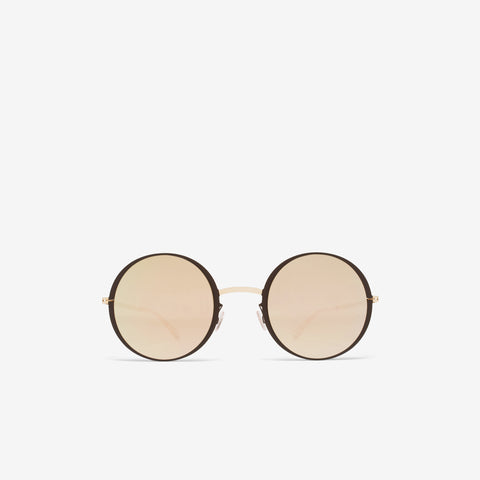 Mykita Joona Champagne Gold Dark Brown