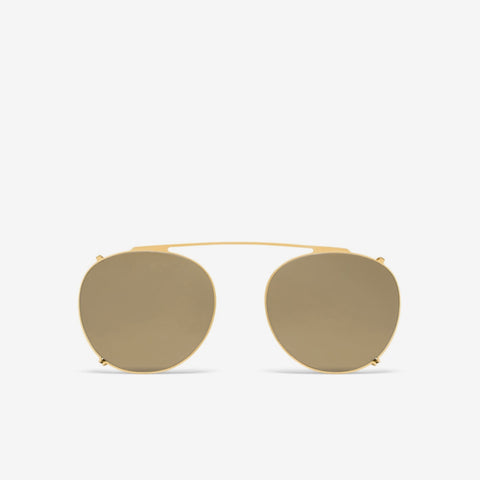 Mykita Miki Shades Glossy Gold Rawbrown Solid