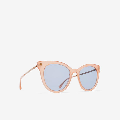 Mykita Anik C46 Rhubarb Sorbet Shiny Coppe Skyblue Solid