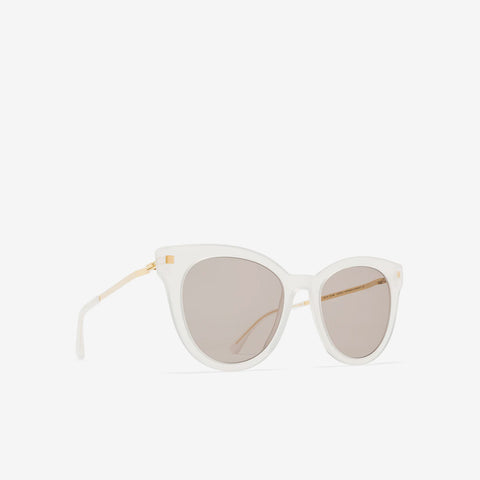 Mykita Anik C48 Lemon Sorbet Glossy Gold Smokebrown Solid