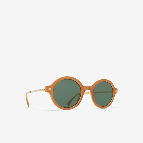 Mykita Esbo C99 Brown Dark Brown Glossy Go Polarized Pro Green