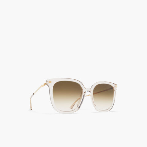 Mykita Viska C1-Champagne Glossy Gold Raw Brown Gradient