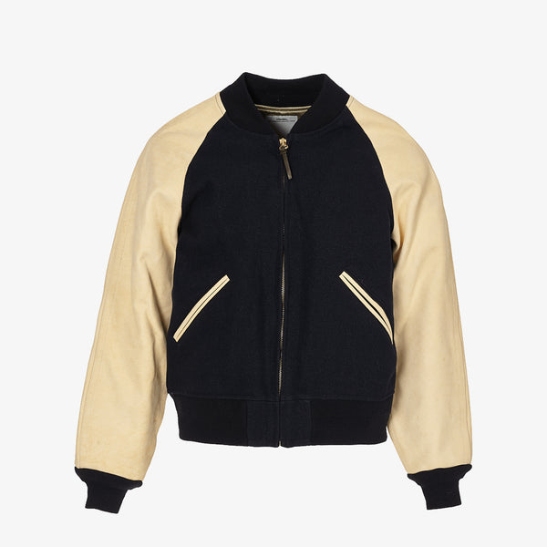 Visvim Varsity JKT Tweet Navy – 1290SQM