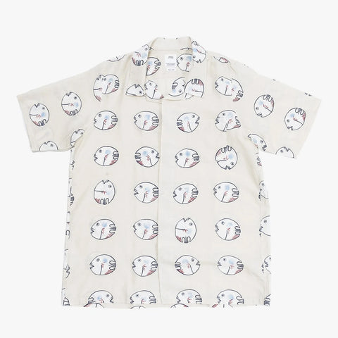 Visvim Free Edge Shirt S/S Fishy Ivory