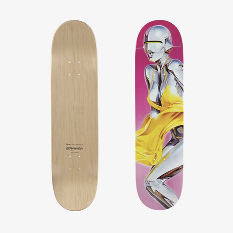 Medicom Toy X Sorayama Skateboard Deck Sexy Robot 02 Pink