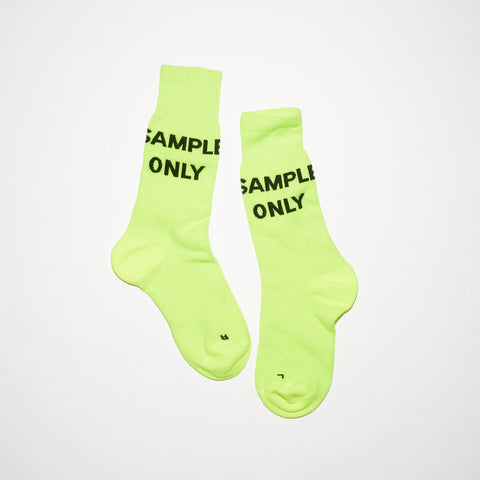 Acne Studios Neon Yellow Socks