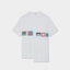 Comme Des Garcons Shirt Space Invaders Graphic T-Shirt White