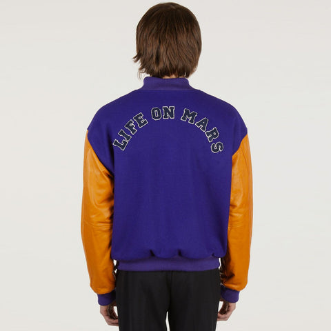 Raf Simons Short American Bomber Electric Blue