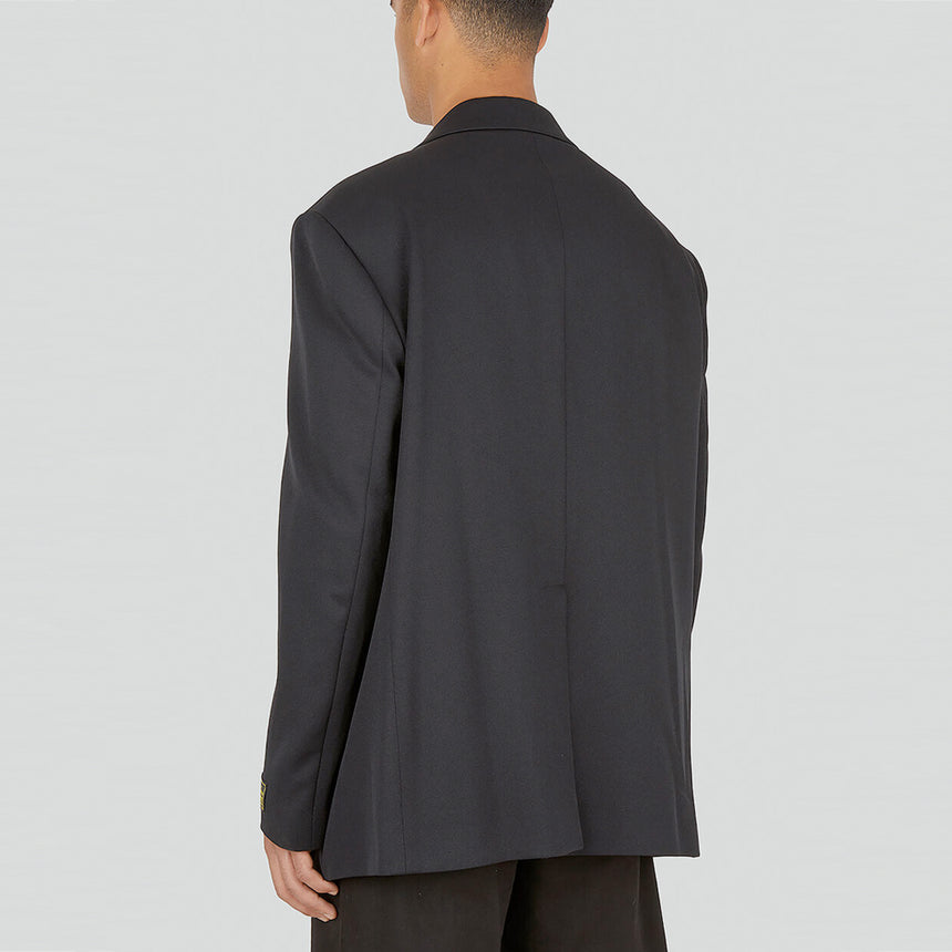 Raf Simons Oversized Blazer With Uniform Pockets Black